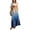Blue, variant on Women's Ombre Gradient Print Bib Overalls, Casual Loose Fit Wide Leg Jumpsuit, Comfy Everyday Tie-Dye Long Pants One Piece with Pockets
