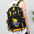 thumbnail image 4 of Mochila Pokemon Pikachu con estampado de dibujos animados para estudiantes, Bolsa Escolar con estuche para lápices, bolsas de libros de alta capacidad para niños, bolsa de viaje, regalo, 4 of 4