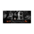 thumbnail image 1 of Garage : Halloween Themed Banner with Haunting Graphics Perfect for Car Enthusiasts & Garage Makeovers Easy Setup Durable Fabric, 1 of 5