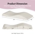 thumbnail image 6 of Advwin Foldable Foam Topper for Lash & Massage Beds, Adjustable Straps, Anti-Slip Bottom, Ergonomic Curved Massage Table Mattress Topper, Spa Bed Cushion for Beauty Salon & Spa, Beige, 6 of 11
