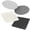 Neutral color, variant on NiHome Silicone Jar Opener Grippers Set (4 Pack) – Non-Slip Palm Texture Lid Opener Pads, 6 Inch Wide Grip for Bottles and Caps, Food Grade, Square & Round(Neutral Colors)