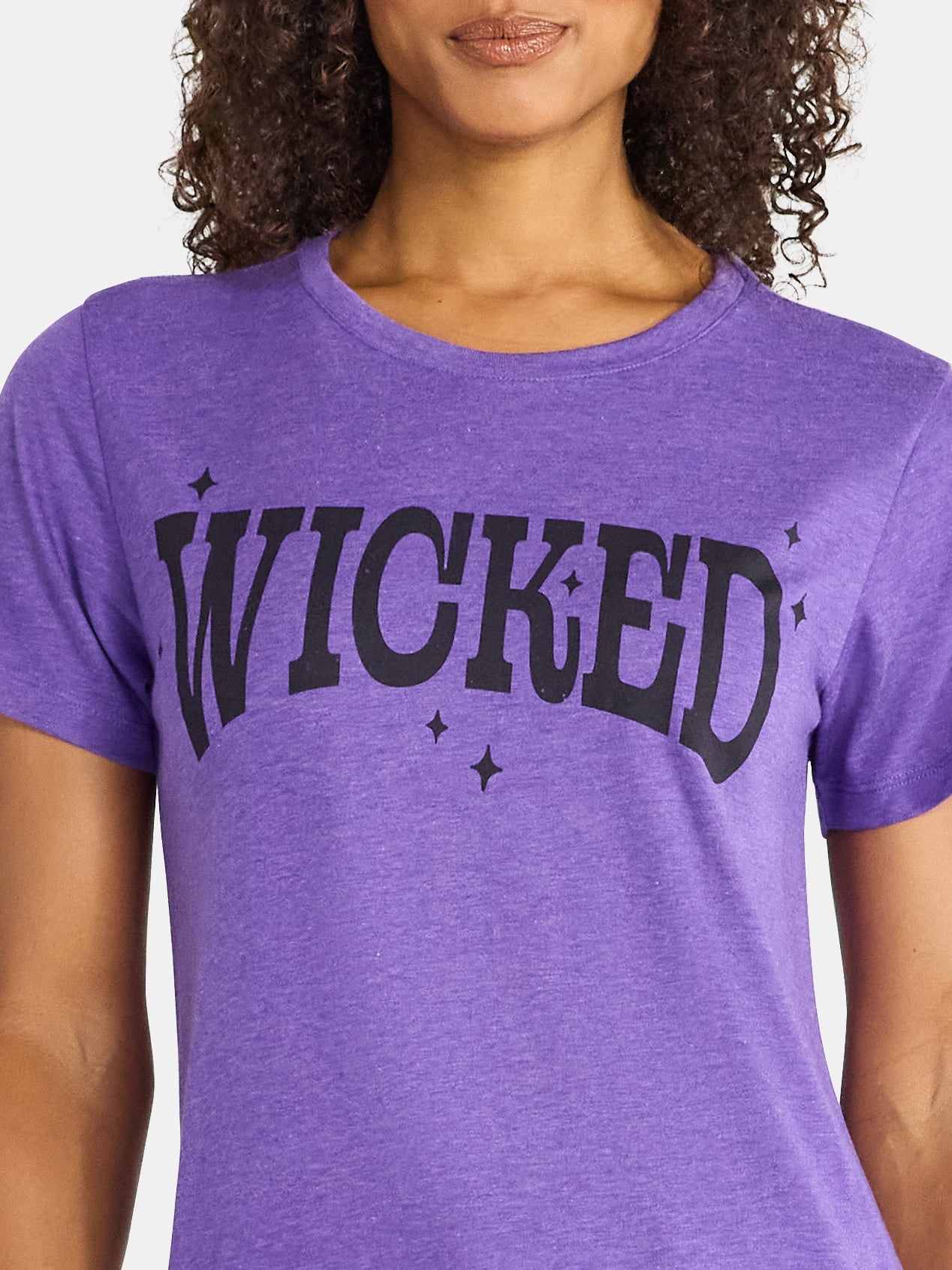 Halloween Women's Perfectly Wicked Graphic Tee from Way to Celebrate, Sizes S-XXXL