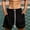 Black Beach Shorts, variant on HOOMEUMY Men's Summer Sports Fitness Shorts with Pockets Solid Loose Fit Workout Running Shorts Drawstring Beach Shorts Yellow M