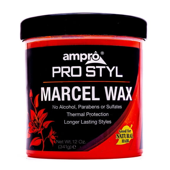 Ampro Pro-Styl Marcel Wax, 12 oz, All Hair Type, Frizz Control, Moisturizing, Unisex