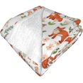 thumbnail image 3 of Fox Throw Blankets for Girls Kids Warm Flannel Couch Sofa Bed Blanket 50"x60", 3 of 6