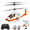 Orange, variant on WeFone Military RC Helicopter with Missile Launcher and Display Stand, Remote Control Helicopter for Beginners, Indoor Flying Toy and Desk Display Model for Teens Ages 14+