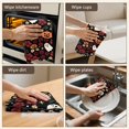 thumbnail image 5 of 6 Pcs Funny Kitchen Towels,Halloween Floral Ghosts Pattern Microfiber Dish Towels,Kitchen Tea Towels,Kitchen Towel Set (18" X 26"), 5 of 7