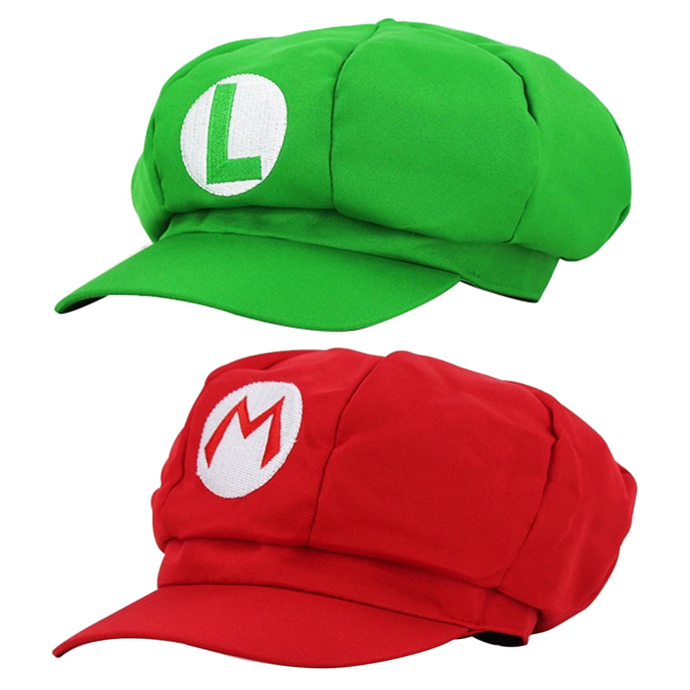Super Mario Anime Hat Mario Mario Octagonal Hat Super Mario Cartoon Game Peripheral Cosplay Hat Sun Hat Student Hat 