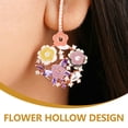 thumbnail image 2 of ColoMX 50 Uds. Collar de cuentas de flores acrílicas, cuentas DIY, pulsera acrílica, cuentas transparentes con forma de flor, 2 of 8