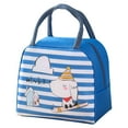thumbnail image 1 of Bolsa para lonchera ZJT250130651 | Bolsa térmica bento de aluminio aislante para estudiantes y niños | Aislamiento de algodón perlado grueso de triple capa | Bolso de gran capacidad para comidas, 1 of 2