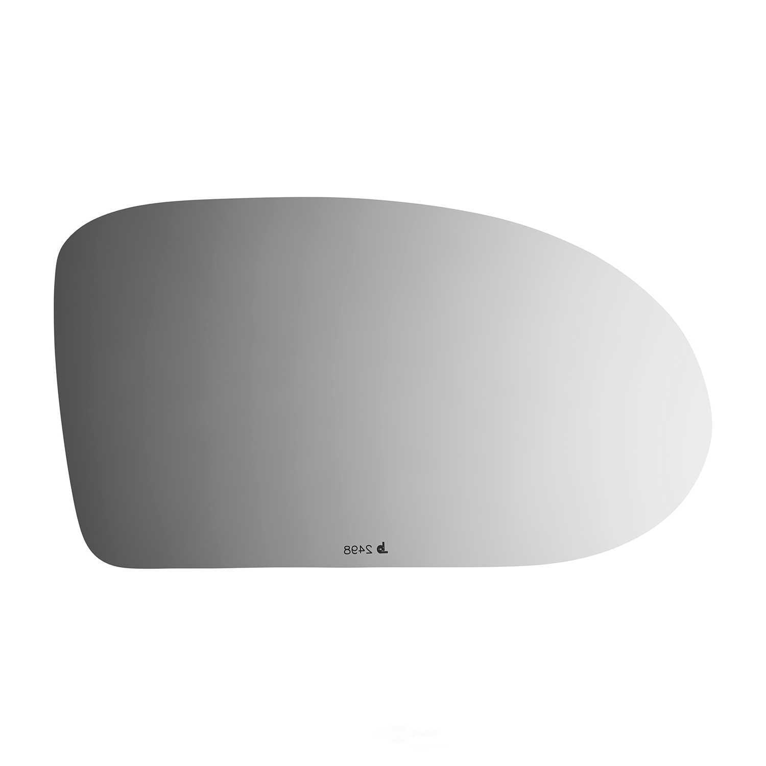 Burco Side View Mirror Replacement Glass - Clear Glass - 2498