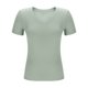 thumbnail image 5 of Blusas de Encaje de Manga Corta con Capucha de Cuello en V, 95% Poliéster 5% Spandex Camiseta de Manga Corta con Capucha, 5 of 7