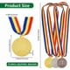 thumbnail image 2 of Medallas de premio para ganadores de 3 estilos Medallas de aleación con cinta Medallas de 1.er, 2.º y 3.er lugar Medallas de premio de metal Medallas de premio de oro, plata y bronce, 2 of 6