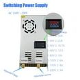 thumbnail image 2 of Switching Power Supply Adjustable, AC DC 0- 12 24 36 48 60 100 150 200,600W, Digital Display For LED Strip CCTV Motor ,Safe Reliable to Use, 2 of 6
