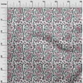 thumbnail image 2 of oneOone Viscose Jersey Fabric Leaves|Floral & Paisley Block Decor Fabric Printed BTY 60 Inch Wide, 2 of 5