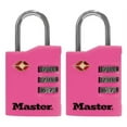 thumbnail image 2 of By:Design Master Lock 4684T Luggage Locks Assorted Colors 2 Count, 2 of 2