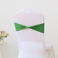 thumbnail image 2 of Chair cover with straps, buckle free chair decoration, wedding party reception event, universal chair, universal ceremony banquet decoration(green), 2 of 5