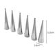 thumbnail image 3 of Juego de 12 moldes para hornear pasteles, pan y tartas en forma de cono de cuerno de crema pastelera s20241224174, 3 of 5