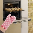 thumbnail image 2 of Guante de silicona resistente al calor, guante antideslizante con forro de algodón para microondas, herramienta para hornear y horno de cocina, 2 of 5