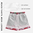 thumbnail image 3 of FORMRS Boys Swim Trunks Quick Dry Mesh Liner Boardshorts Sizes XS-XL, Sweet Strawberry, 3 of 7