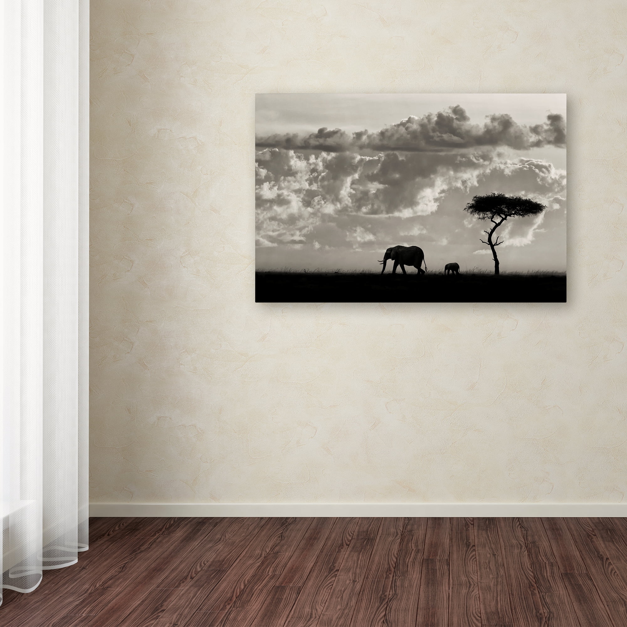 Trademark Fine Art 'Silhouettes Of Mara' Canvas Art by Mario Moreno