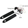 thumbnail image 2 of Premium Manual Can Opener – Ultra Sharp Stainless Steel Blades for Smooth Edge Cutting, Ergonomic Soft Grip Handles, Easy Turn Design for Seniors & Arthritis, Rust-Resistant Handheld Can Opener, 2 of 8