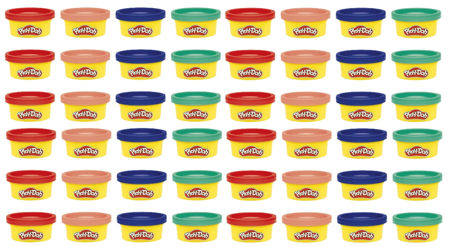 (4 pack) Play-Doh 12 Pack Treats & Party Favors, Arts & Crafts for Kids, Ages 2+