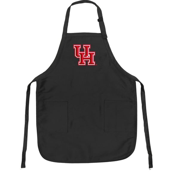 Broad Bay University of Houston Apron DELUXE UH APRONS for Men or Women - Grilling, Kitchen, or Tailgating