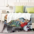 thumbnail image 4 of Yo-kai Watch anti-pilling, suave, ligera, esponjosa y acogedora de lujo para hogar y cocina – Perfecta para niños y adultos,150X130cm, 4 of 6
