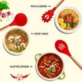 thumbnail image 2 of Juego de utensilios de cocina MIBOTE de silicona, 17 piezas, resistentes al calor, 2 of 6