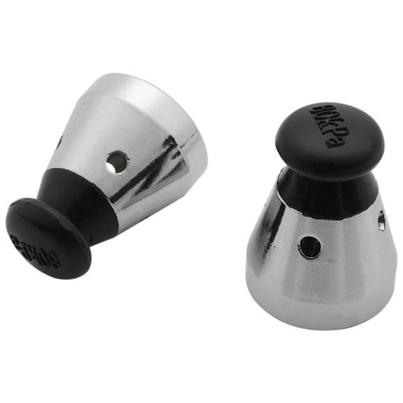 Pressure Cooker Relief Jigger Valve 1.5 Inch High 2Pcs Black