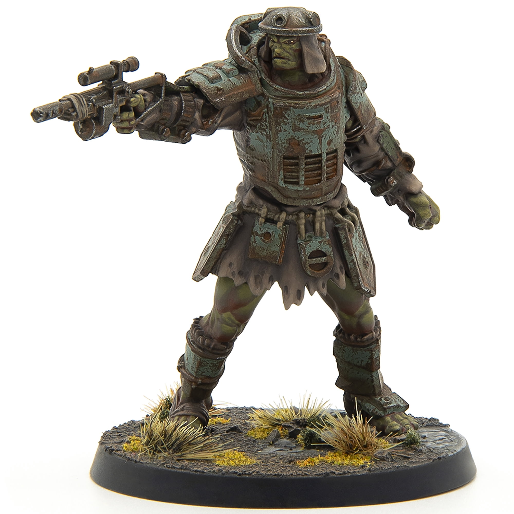 Fallout Miniatures: Super Mutants: Core Box - 8 Figure & Bases Set, Multi-Part Plastic, Unpainted & Unassembled, Licensed Tabletop Skirmish Wargame