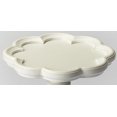 thumbnail image 2 of Homeroots 476435 20 in. Cottage Wood Floral Top End Table, White, 2 of 6