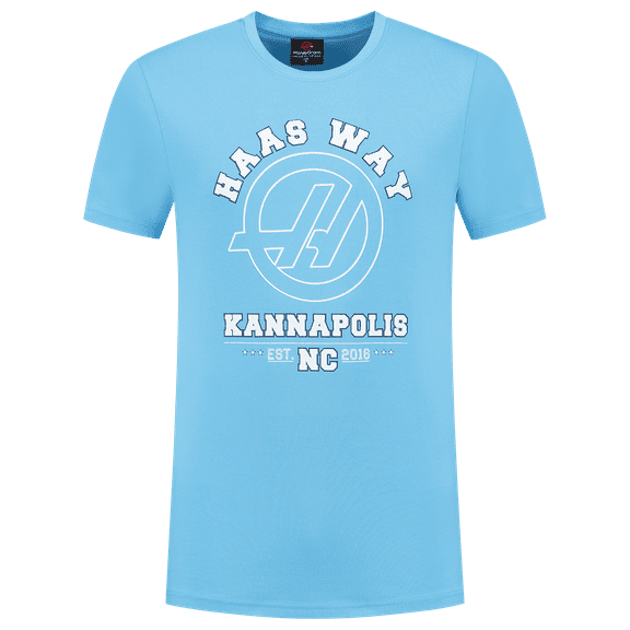 Haas Racing F1 "Haas Way Kannapolis" T-Shirt - Blue