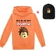 thumbnail image 1 of Roblox-suéter de manga larga con capucha para niños y niñas, ropa informal con estampado periférico, sombrero, estilo de tendencia para estudiantes, 2 piezas, 1 of 4