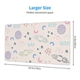 thumbnail image 3 of ZICANCN Gaming Mouse Pad, Spaceships Rocket Ships Planets Large Mouse Mat Desk Pad, Keyboard Mouse Mat, 15.8x29.5 inch, 3 of 9