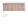 thumbnail image 7 of VHC Brands Annie Buffalo Portabella Brown Check Farmhouse Kitchen Curtain Valance 16x60, 7 of 7