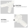 thumbnail image 3 of Mobutofu 6Pcs Y Shape Water Hose Accessory Plastic Transparent for Multiple Works, 3 of 8