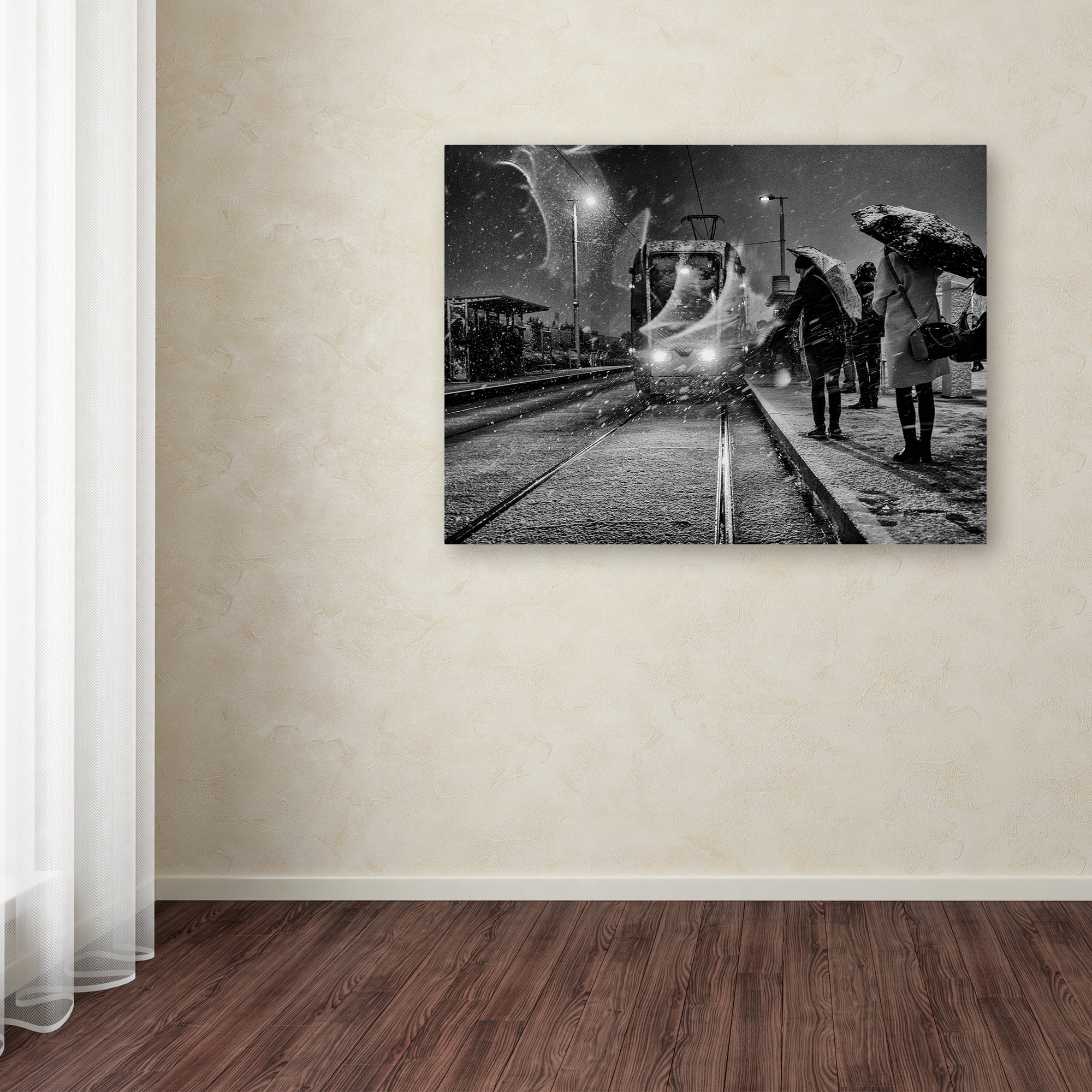 Trademark Fine Art 'Train' Canvas Art by Maciej Przeklasa