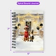 thumbnail image 5 of Happy New Year 2026 Great Dane Santa Gnome Holiday Party Snow Spiral Bound Journal Danes Dog Lover Gifts 5x7in Spiral Notebook - 13019, 5 of 5
