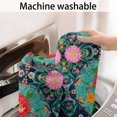 thumbnail image 5 of Pioneer Flower Floral Print Pattern Bathroom Rugs Mat, Non Slip Microfiber Bathroom Rug with Rubber Backing, Soft Mats for Bathroom Floor Tub Shower, 24"x60", 5 of 5