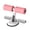 Pink, variant on SPRING PARK Sit Up Assistant Device, Sit Up Bar for Floor, Portable Fitness Equipment with Suction Cups, Home Workout Equipment for Abdominal Core Strength Muscle Training