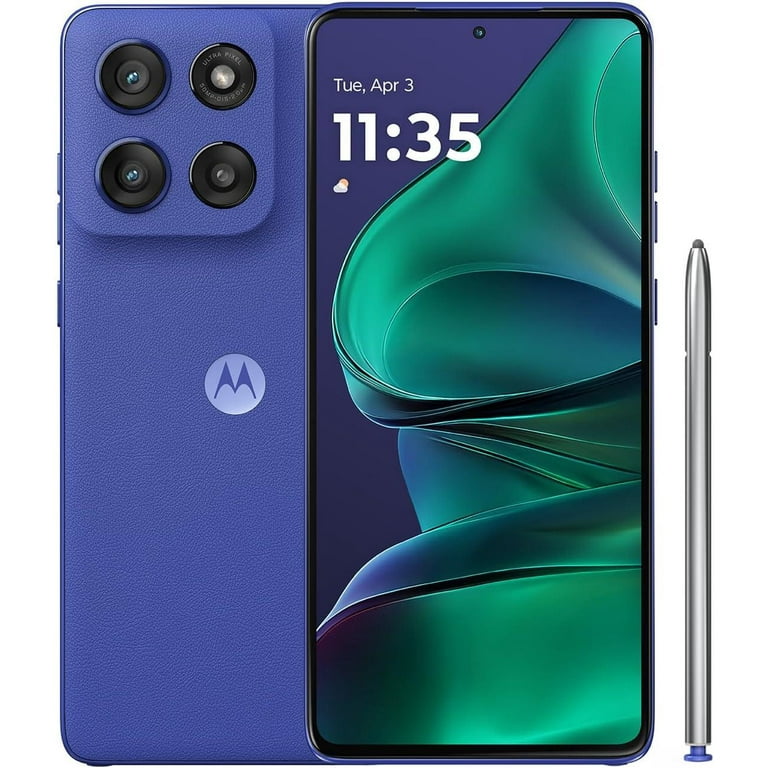 Motorola Moto G Stylus 2025, Unlocked, Pantone Surf The Web, 8