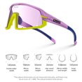 thumbnail image 2 of Gafas de ciclismo fotocromáticas, gafas de sol de bicicleta de carretera, portátiles de moda para hombre y mujer, 2 of 9