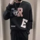 thumbnail image 4 of Ropa masculina Camiseta Manga Sudadera sin capucha para hombre Jersey Estampado gráfico Anime Top Alta calidad Algodón S Color pastel Emo, 4 of 4