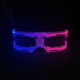 thumbnail image 4 of Gafas LED con tecnología Cyberpunk Gypsophila, festival de música eléctrica, barra de destellos, fiesta de baile KTV, 4 of 6