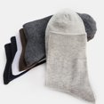 thumbnail image 2 of pitrice Chaussettes en Coton Peigné Mi-Mollet pour Hommes, Anti-Odeurs, Tout Coton pour Loisirs, 2 of 8