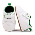 thumbnail image 6 of Eltusu Toddler Boys Sneakers, Soft Bottom Lightweight PU Breathable Walking Shoes Green Size 6 US, 6 of 6