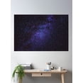 thumbnail image 2 of Starry Sky Night Poster Wall Art, Modern Wall Decor, 8x12 UNFRAMED, 2 of 3