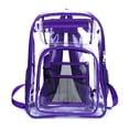 thumbnail image 4 of UJNDER Lightweight Transparent Kids Backpack with Clear Design Easy Item Visibility Daypack for School and Daily Use Kids School Backpack,01_Purple,Mid, 4 of 6